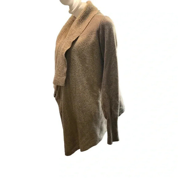 Ann Taylor Loft women's 2 toned brown cardigan size medium - Picture 2 of 6
